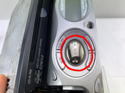 2000s Sony CDX-M800 Car CD Radio Player 
