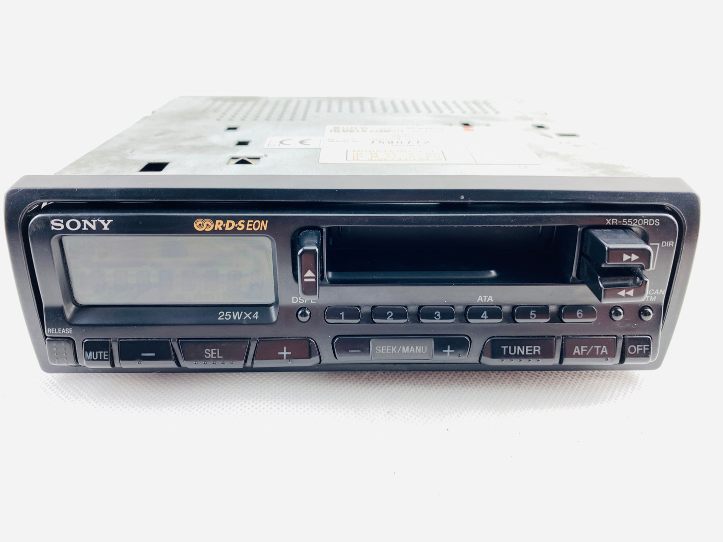 1990s Sony XR-5520RDS Car Cassette Radio Player