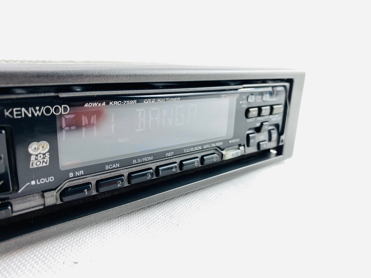 1990s Kenwood KRC-759R "Mask" Car Cassette Radio Player