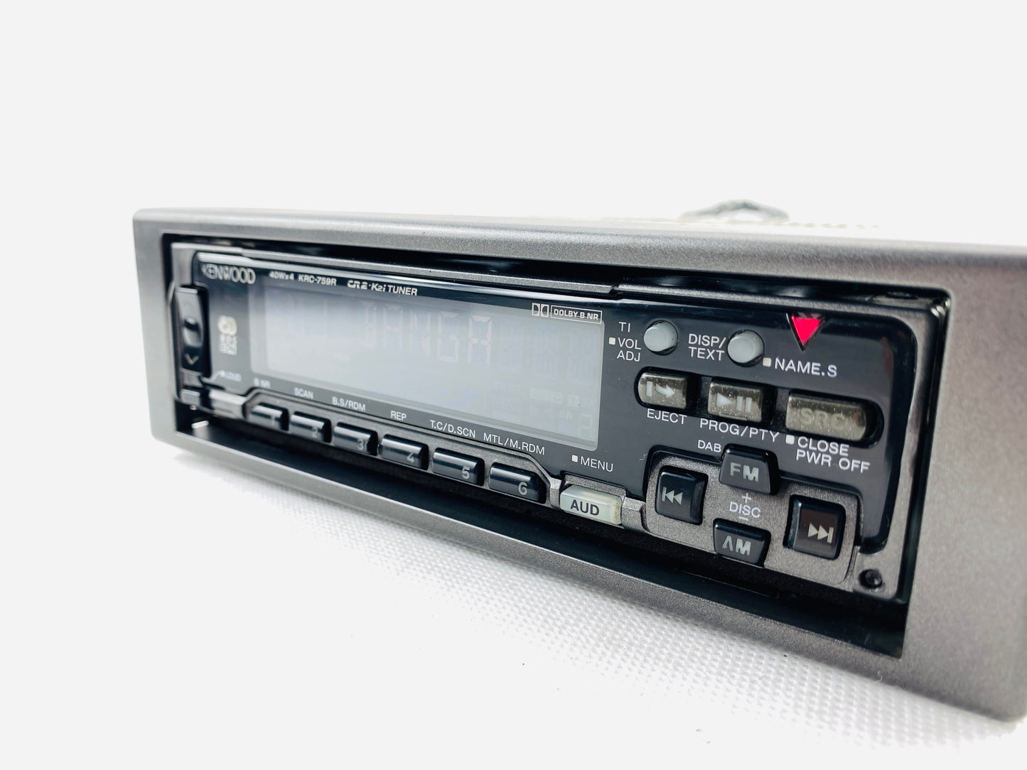 1990s Kenwood KRC-759R "Mask" Car Cassette Radio Player