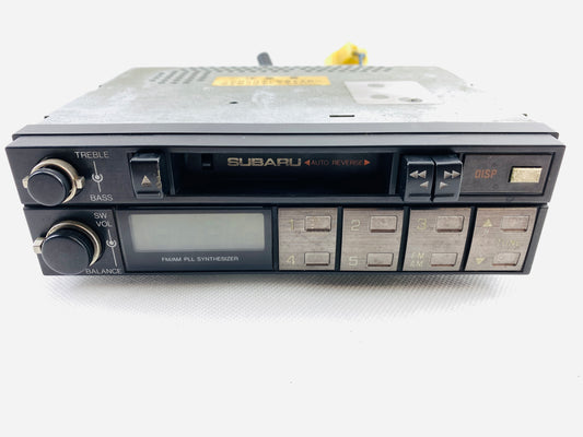 Subaru Libero Domingo cassette radio player – fully serviced, working cassette and radio, 1 DIN, with optional Bluetooth