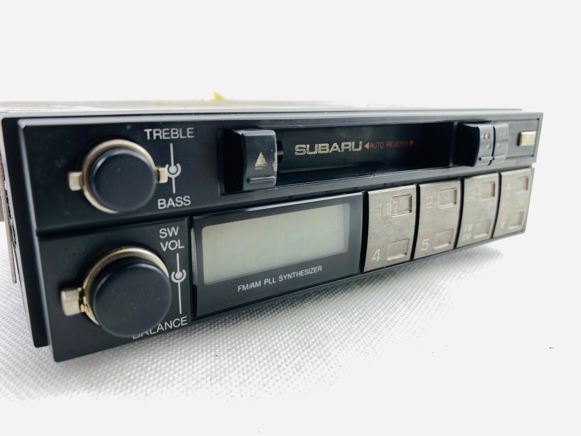 Subaru Libero Domingo cassette radio player – fully serviced, working cassette and radio, 1 DIN, with optional Bluetooth