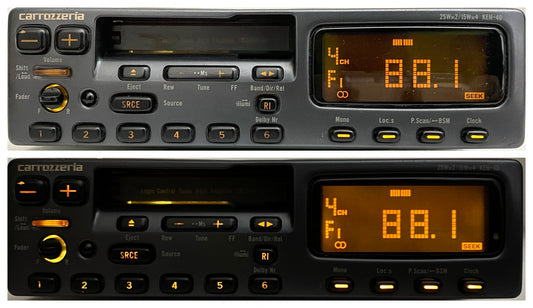 1990s Pioneer Carrozzeria DEH-40 Cassette Radio Player JAPAN