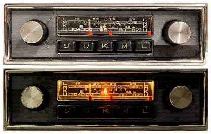 1960s Blaupunkt Essen FM radio – fully serviced vintage car radio with ISO connector and patina