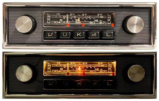 1960s Blaupunkt Essen FM radio – fully serviced vintage car radio with ISO connector and patina