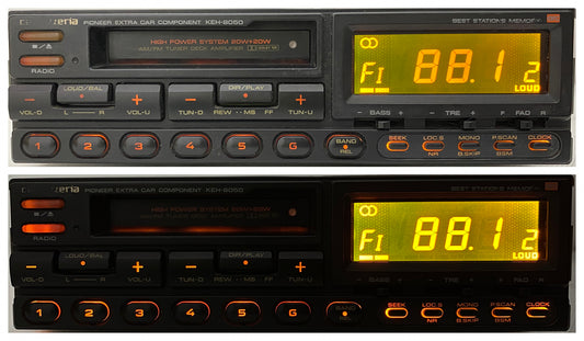 1980s Pioneer Carrozzeria KEH-8050 Car Cassette Radio JAPAN
