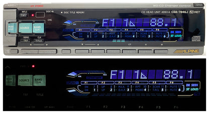 1990s High-End Alpine CDA-7846J Car CD Radio Player
