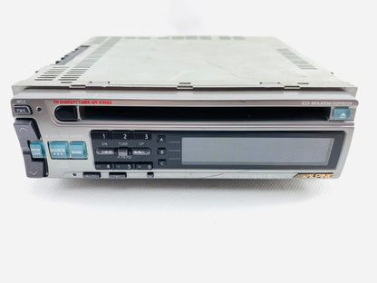 Alpine CDA-7843J front straight view CD shuttle control