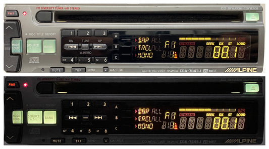 1990s Ultra-Rare Alpine CDA-7843J Car CD Radio Player