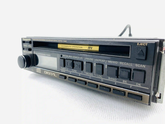 1980s Panasonic DP5 digital car CD player front perspective view
