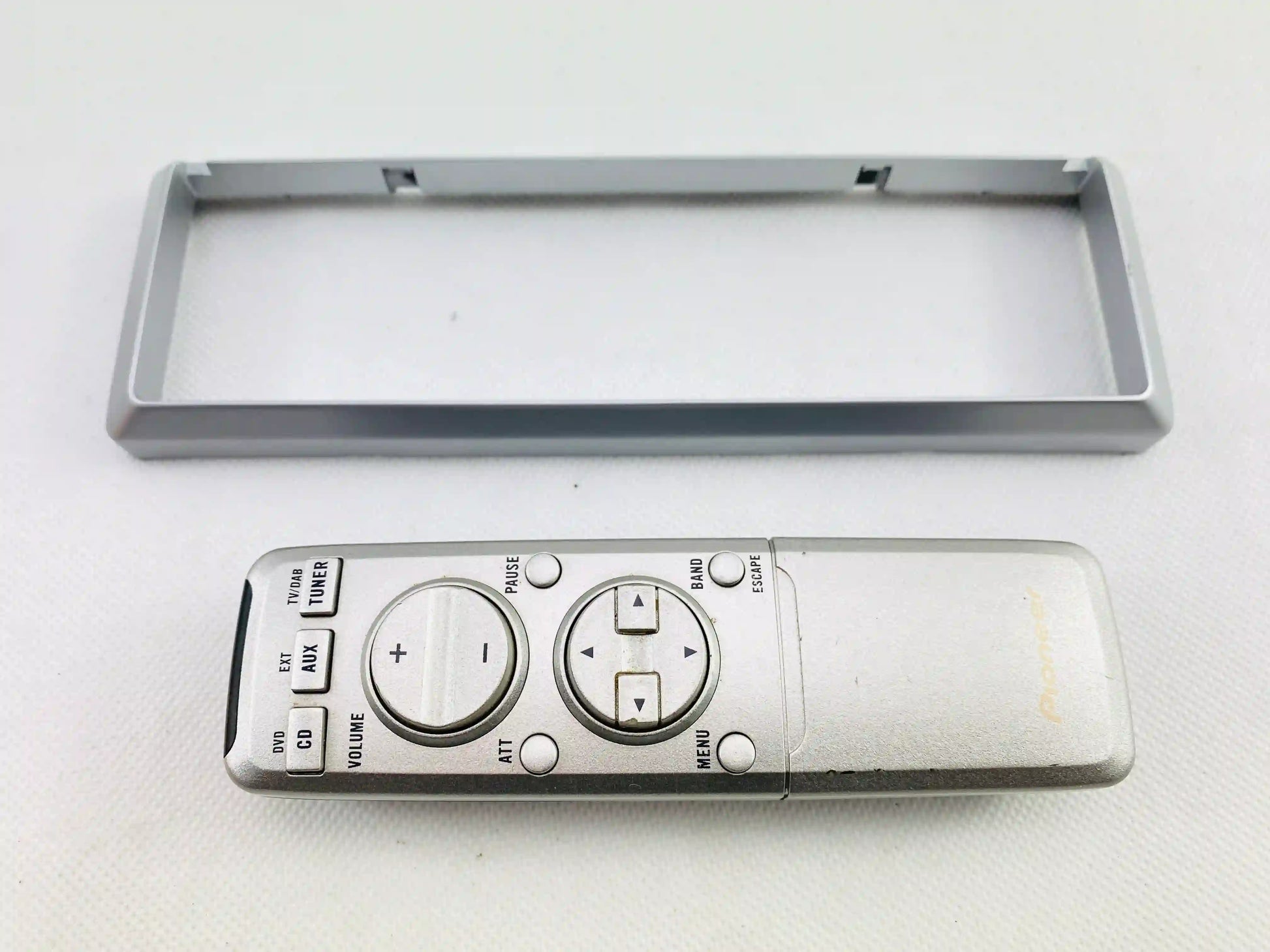 Pioneer DEX-P9 Premiere car audio remote control front view with volume and navigation buttons