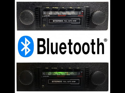 1980s Sharp RG-9000 car radio with bluetooth retrofit
