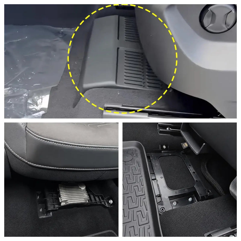 MIB external amplifier location under the seat in VW, Audi, Škoda and SEAT vehicles